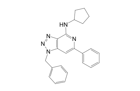 1-Benzyl-4-cyclopentylamino-6-phenyl-1H-1,2,3-triazol[4,5-c]pyridine