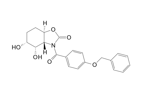 (3aR,4S,5R,7aR)-3-(4-Benzyloxybenzoyl)-4,5-dihydroxy-hexahydro-benzooxazol-2-one