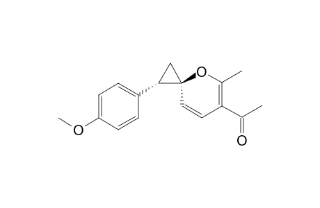 1-((1S,3S)-1-(4-methoxyphenyl)-5-methyl-4-oxaspiro[2.5]octa-5,7-dien-6-yl)ethanone