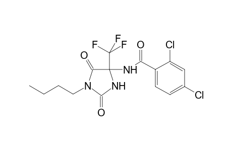 N-[1-butyl-2,5-dioxo-4-(trifluoromethyl)imidazolidin-4-yl]-2,4-dichlorobenzamide