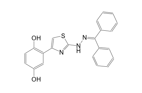 diphenylmethanone [4-(2,5-dihydroxyphenyl)-1,3-thiazol-2-yl]hydrazone