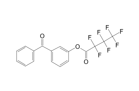 3-Hydroxybenzophenone, heptafluorobutyrate