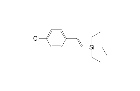(E)-1-(p-chlorophenyl)-2-(triethylsilyl)ethylene
