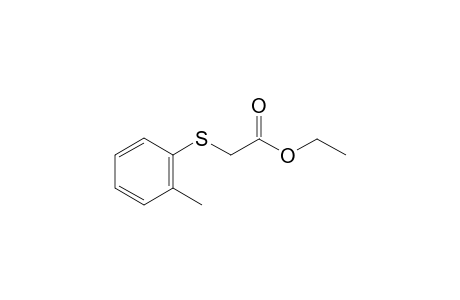 Ethyl 2-(o-tolylthio)acetate