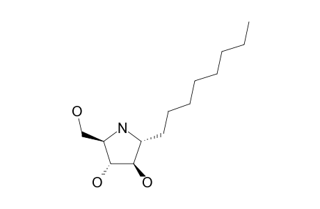 (2R,3R,4R,5R)-2-(HYDROXYMETHYL)-5-OCTYL-PYRROLIDIN-3,4-DIOL