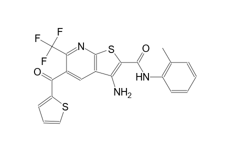 thieno[2,3-b]pyridine-2-carboxamide, 3-amino-N-(2-methylphenyl)-5-(2-thienylcarbonyl)-6-(trifluoromethyl)-