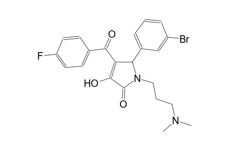 5-(3-bromophenyl)-1-[3-(dimethylamino)propyl]-4-(4-fluorobenzoyl)-3-hydroxy-1,5-dihydro-2H-pyrrol-2-one