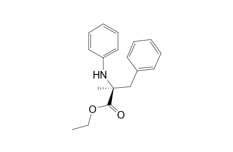 Ethyl 2-methyl-3-phenyl-2-phenylaminopropionate