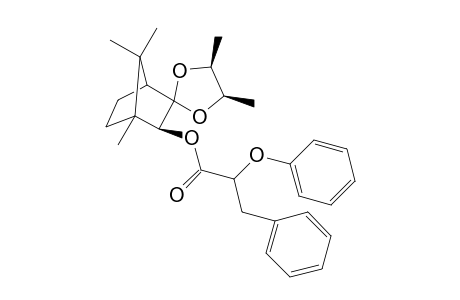 3,3-[(exo)-Butanedioxy]-2-(exo)-bornyl 2-phenoxy-3-phenylpropanoate
