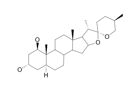 (25S)-5-ALPHA-SPIROSTANE-1-BETA,3-ALPHA-DIOL