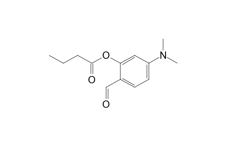 Butanoic acid, 5-(dimethylamino)-2-formylphenyl ester