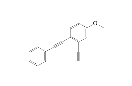 2-ethynyl-4-methoxy-1-(phenylethynyl)benzene