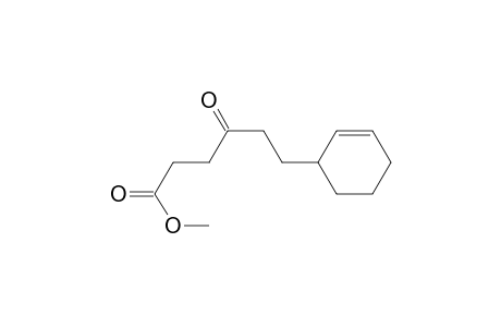 2-Cyclohexene-1-hexanoic acid, .gamma.-oxo-, methyl ester