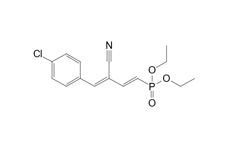 (E,2Z)-2-(4-chlorobenzylidene)-4-diethoxyphosphoryl-but-3-enenitrile