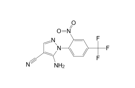5-Amino-1-[2-nitro-4-(trifluoromethyl)phenyl]-1H-pyrazole-4-carbonitrile