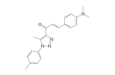 (E)-3-[4-(Dimethylamino)phenyl]-1-(5-methyl-1-p-tolyl-1H-1,2,3-triazol-4-yl)prop-2-en-1-one