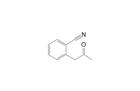 2-(2-Oxidanylidenepropyl)benzenecarbonitrile