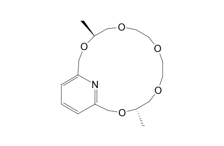 (4S,14S)-4,14-Dimethyl-3,6,9,12,15-pentaoxa-21-azabicyclo[15.3.1]heneicosa-1(21),17,19-triene