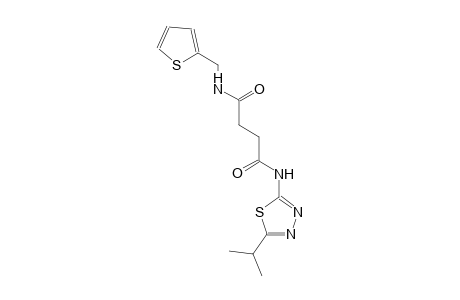 N~1~-(5-isopropyl-1,3,4-thiadiazol-2-yl)-N~4~-(2-thienylmethyl)succinamide
