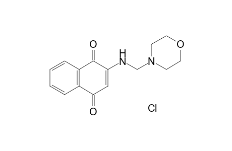 1-{N-(1',4'-Dihydro-1',4'-dioxonaphth-2'-yl)aminomethyl}-morpholinium chloride