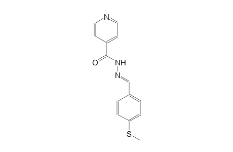 N'-{(E)-[4-(methylsulfanyl)phenyl]methylidene}isonicotinohydrazide