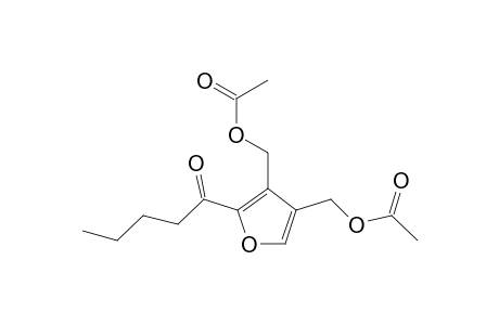 1-[3,4-Bis(acetoxymethyl)-2-furyl]pentanone