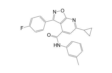 isoxazolo[5,4-b]pyridine-4-carboxamide, 6-cyclopropyl-3-(4-fluorophenyl)-N-(3-methylphenyl)-