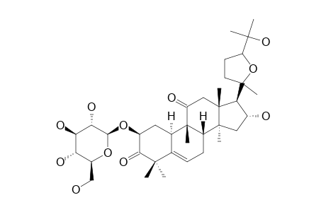 (2-BETA,9-BETA,10-ALPHA,16-ALPHA,20-XI,24-XI)-20,24-EPOXY-2-(BETA-D-GLUCOPYRANOSYLOXY)-16,25-DIHYDROXY-9-METHYL-19-NORLANOST-5-ENE-3,11-DIONE