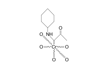 (Acetyl(cyclohexylamino)carbene)pentacarbonylchromium
