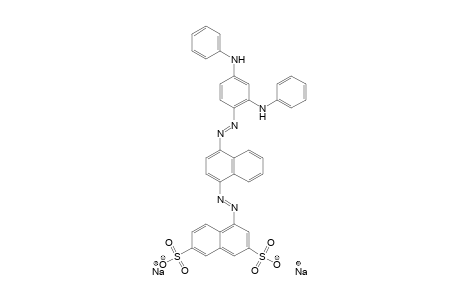 2,7-Naphthalenedisulfonic acid, 4-[[4-[[2,4-bis(phenylamino)phenyl]azo]-1-naphthalenyl]azo]-, disodium salt