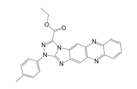 3-Ethoxycarbonyl-1-(4-methylphenyl)-1H-[1,2,4]triazolo[3',4':2,3]-imidazo[4,5-b]-phenazine