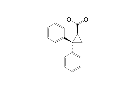 2,2-DIPHENYL-CYCLOPROPAN-1-CARBONSAEURE