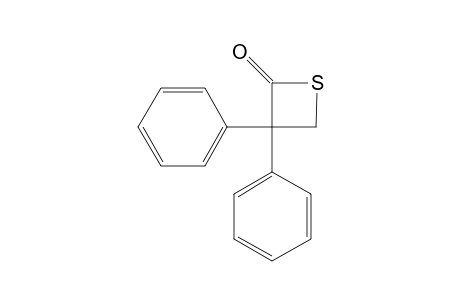 PROPIONIC ACID, 2,2-DIPHENYL-3- MERCAPTO-, B-/THIO LACTONE/