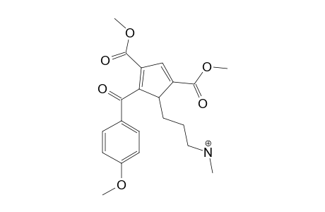 3-[5-(4-METHOXYBENZOYL)-2,4-DI-(METHOXYCARBONYL)-CYCLOPENTADIENIDE]-PROPYL-(METHYL)-AMMONIUM