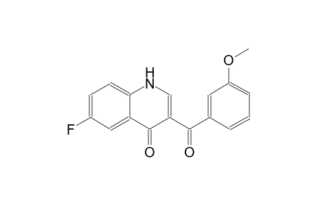 6-fluoro-3-(3-methoxybenzoyl)-4(1H)-quinolinone