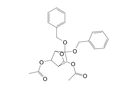 2-Oxabicyclo[2.2.1]heptane-3,7-diol, 6,6-bis(phenylmethoxy)-, diacetate, (exo,syn)-(.+-.)-