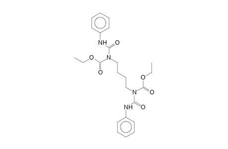 Ethyl anilinocarbonyl{4-[(anilinocarbonyl)(ethoxycarbonyl)amino]butyl}carbamate