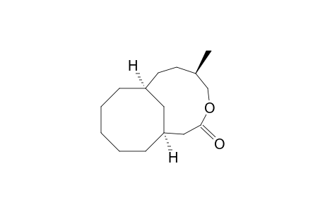 (1S,6R,9S)-(+)-6-Methyl-4-oxabicyclo[7.5.1]pentadecan-3-one