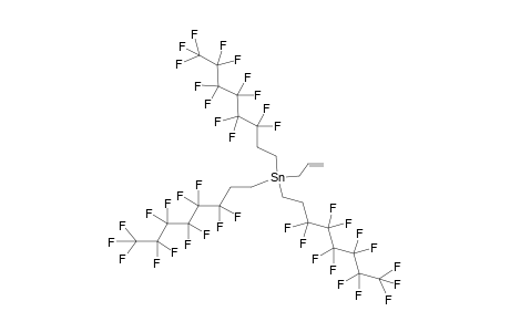 Allyl-tris(3,3,4,4,5,5,6,6,7,7,8,8,8-tridecafluorooctyl)stannane