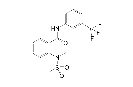2-[methyl(methylsulfonyl)amino]-N-[3-(trifluoromethyl)phenyl]benzamide