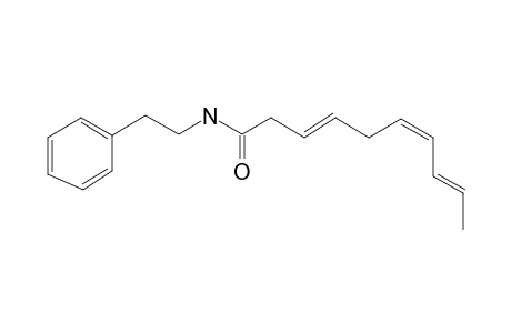 N-(2-Phenylethyl)[3(E),6(Z),8(E)]-decatrienamide