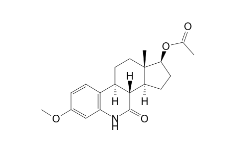 17.beta.-Acetoxy-3-methoxy-6-azaestra-1,3,5(10)-trien-7-one