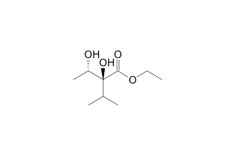 (2S)-2-hydroxy-2-[(1S)-1-hydroxyethyl]-3-methyl-butyric acid ethyl ester