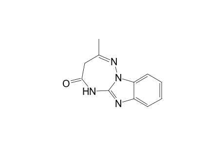 2-Methyl-3,6-dihydro-[1,2,4]triazepino[2,3-a]benzimidazol-4-one