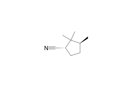 Cyclopentanecarbonitrile, 2,2,3-trimethyl-, trans-