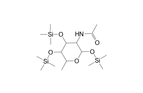 .alpha.-D-Glucopyranose, 2-(acetylamino)-2,6-dideoxy-1,3,4-tris-O-(trimethylsilyl)-