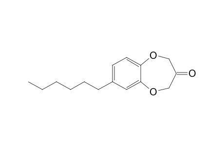 7-Hexyl-1,5-benzodioxepin-3-one