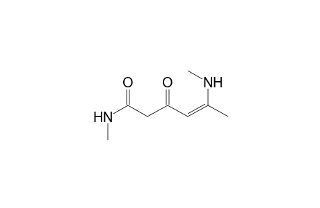 4-Hexenamide, N-methyl-5-(methylamino)-3-oxo-
