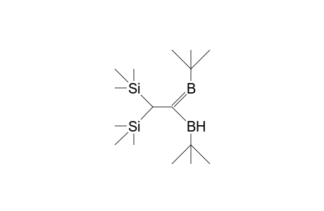 1-tert-Butylboryl-1-tert-butylborylidene-2,2-(bis[trimethylsilyl]-methyl)-ethane