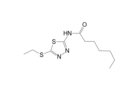 N-[5-(ethylsulfanyl)-1,3,4-thiadiazol-2-yl]heptanamide